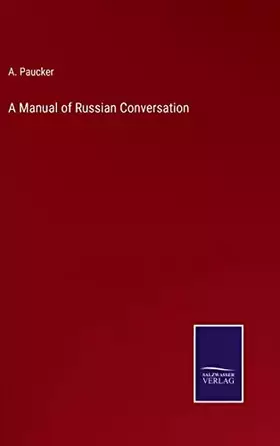 Couverture du produit · A Manual of Russian Conversation