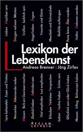 Couverture du produit · Lexikon der Lebenskunst