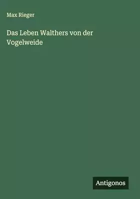 Couverture du produit · Das Leben Walthers von der Vogelweide