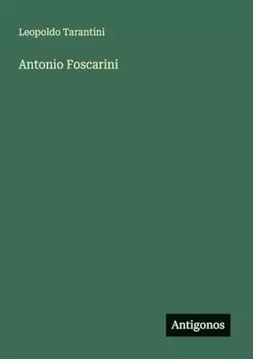 Couverture du produit · Antonio Foscarini