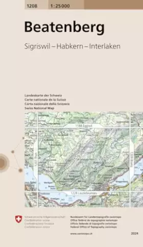 Couverture du produit · Carte routière : Beatenberg