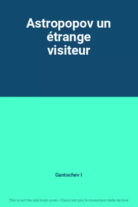 Couverture du produit · Astropopov un étrange visiteur