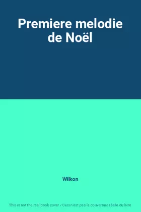 Couverture du produit · Premiere melodie de Noël