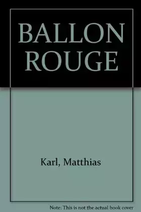 Couverture du produit · BALLON ROUGE