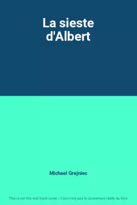 Couverture du produit · La sieste d'Albert