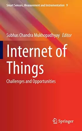 Couverture du produit · Internet of Things: Challenges and Opportunities
