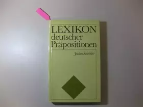 Couverture du produit · Title: Lexikon deutscher Prapositionen German Edition