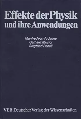 Couverture du produit · Effekte der Physik und ihre Anwendungen