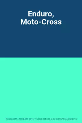 Couverture du produit · Enduro, Moto-Cross