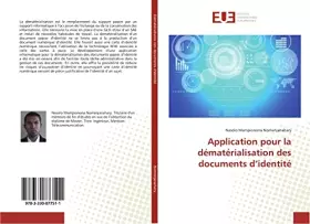 Couverture du produit · Application pour la dématérialisation des documents d’identité