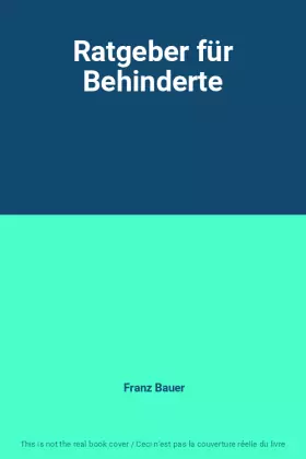Couverture du produit · Ratgeber für Behinderte