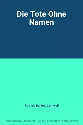 Couverture du produit · Die Tote Ohne Namen