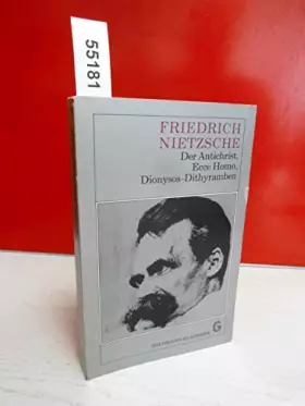 Couverture du produit · Der Anti-Christ / Ecce Homo / Dionysios Dithyramben