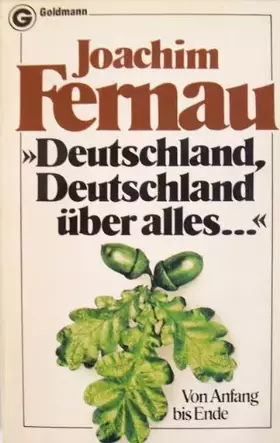 Couverture du produit · Deutschland, Deutschland Über Alles