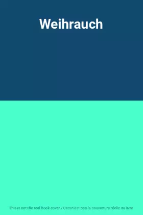 Couverture du produit · Weihrauch