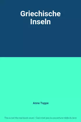Couverture du produit · Griechische Inseln