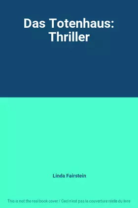 Couverture du produit · Das Totenhaus: Thriller