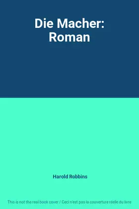 Couverture du produit · Die Macher: Roman