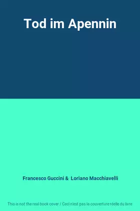 Couverture du produit · Tod im Apennin