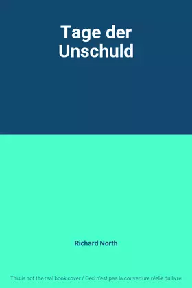 Couverture du produit · Tage der Unschuld