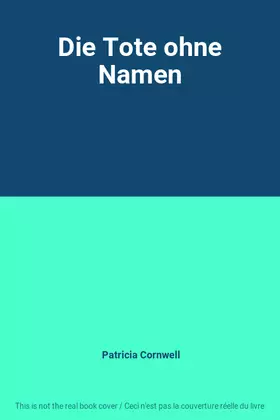 Couverture du produit · Die Tote ohne Namen
