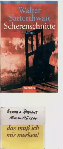 Couverture du produit · Scherenschnitte: Roman