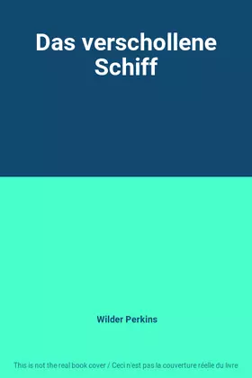 Couverture du produit · Das verschollene Schiff