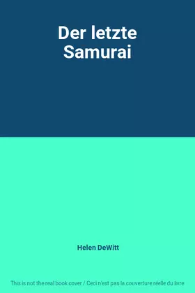 Couverture du produit · Der letzte Samurai