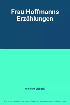 Couverture du produit · Frau Hoffmanns Erzählungen