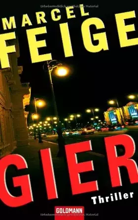 Couverture du produit · Gier: Thriller