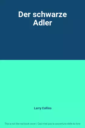 Couverture du produit · Der schwarze Adler