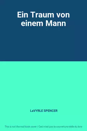 Couverture du produit · Ein Traum von einem Mann