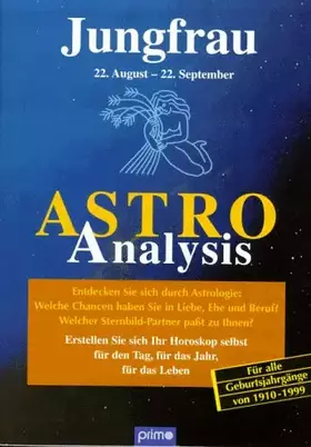 Couverture du produit · Astro-Analysis, Jungfrau