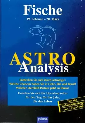 Couverture du produit · Astro-Analysis, Fische