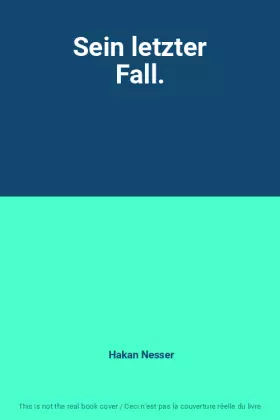 Couverture du produit · Sein letzter Fall.