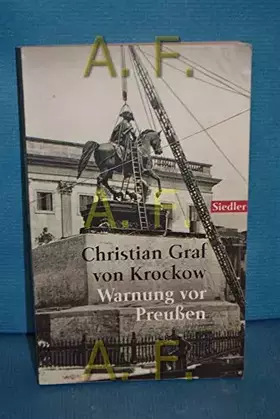 Couverture du produit · Warnung vor Preußen