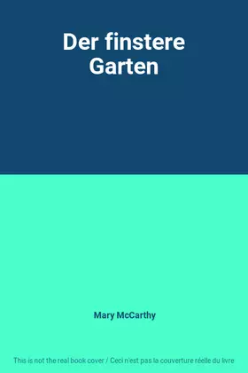 Couverture du produit · Der finstere Garten