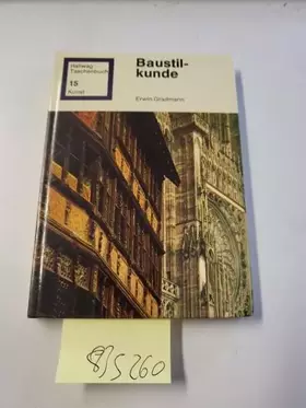 Couverture du produit · Baustilkunde