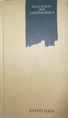 Couverture du produit · Der Nationalismus