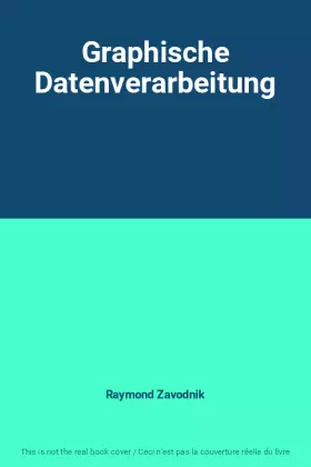 Couverture du produit · Graphische Datenverarbeitung