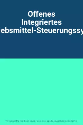Couverture du produit · Offenes Integriertes Bertriebsmittel-Steuerungssystem
