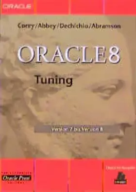 Couverture du produit · Oracle 8 Tuning: Version 7 bis Version 8