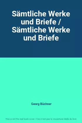 Couverture du produit · Sämtliche Werke und Briefe / Sämtliche Werke und Briefe
