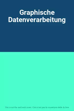 Couverture du produit · Graphische Datenverarbeitung
