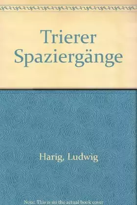 Couverture du produit · Trierer Spaziergänge