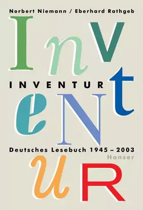 Couverture du produit · Inventur: Deutsches Lesebuch 1945-2003