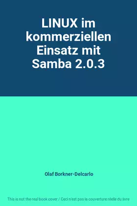 Couverture du produit · LINUX im kommerziellen Einsatz mit Samba 2.0.3