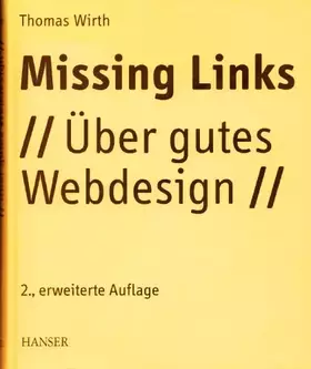 Couverture du produit · Missing Links: Über gutes Webdesign