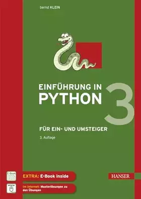 Couverture du produit · Einführung in Python 3: Für Ein- und Umsteiger
