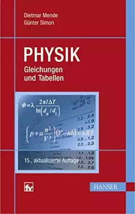 Couverture du produit · Physik: Gleichungen und Tabellen